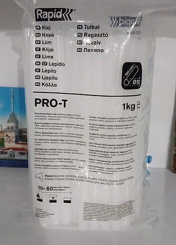 Rapid Silikon Çubuk 12x190 mm 1 Kg Şeffaf PRO-T - 40302768 ? 12 