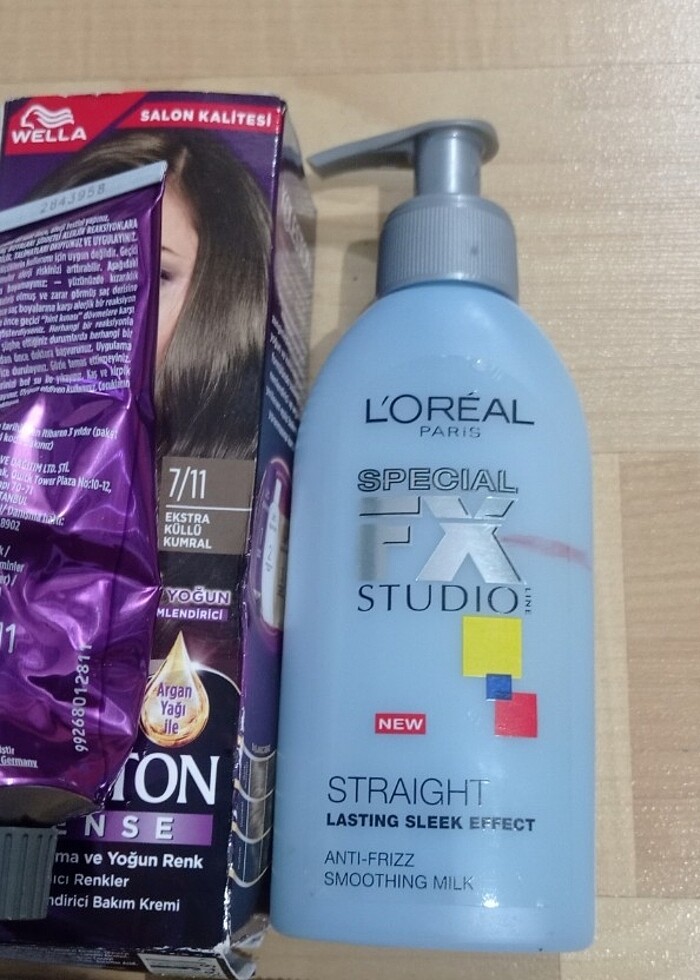 saç boyaları toplu olarak 
L'Oreal saç düzleştirici 
işaretli ye - Görsel 3