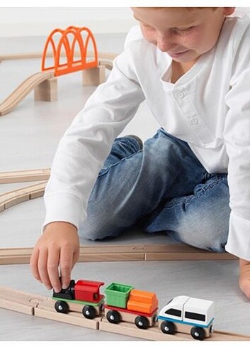 IKEA LILLABO Tren Seti, Çok Renkli