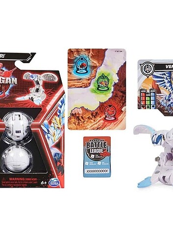 Diğer TOYFEST Bakugan 2 Parçalı Dragonoid Core Ball - Hem Top Olabilen