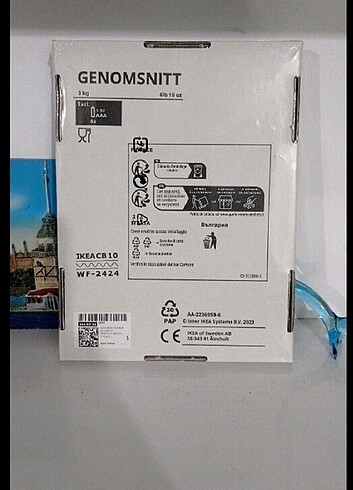 Beden Renk Ikea hassas mutfak terazisi sıfır ambalajında 3 kg tartma kapasi