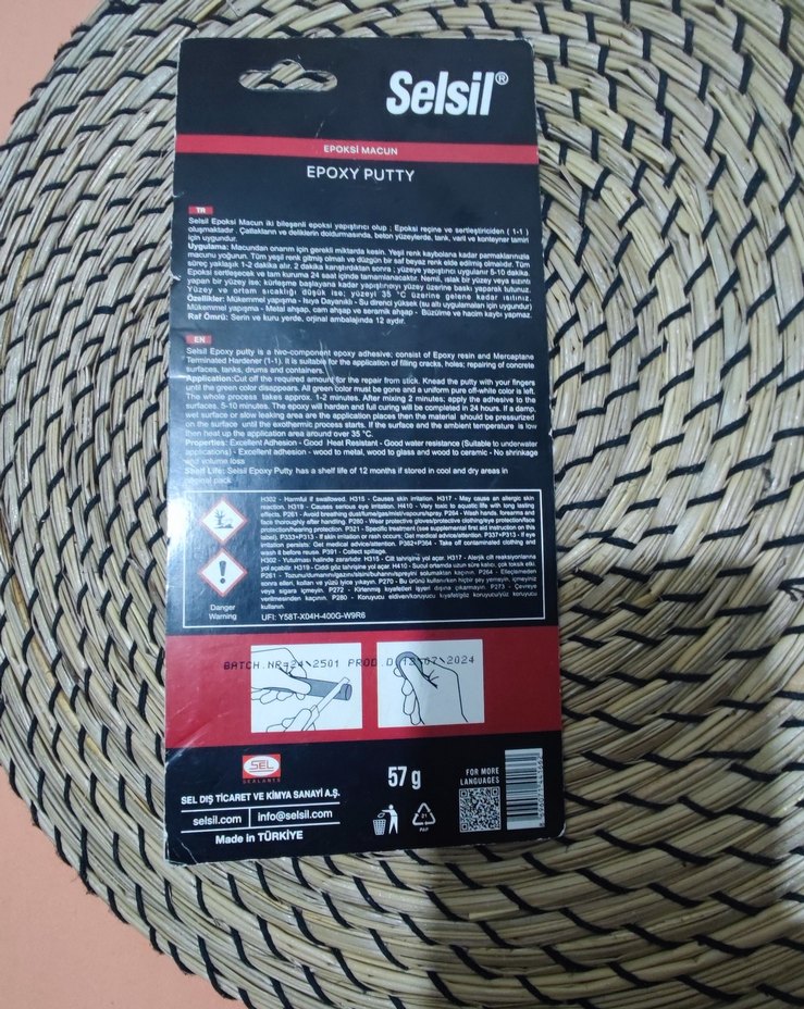 Selsil Epoksi Macun 57g - Görsel 2