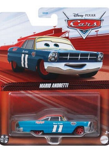 Cars 3 Tekli Karakter Araçlar Mario Andretti FLM08 orjinal sıfır