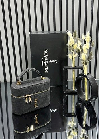 Yves Saint Laurent Bej Gri Süet Kadın Çanta - Görsel 3