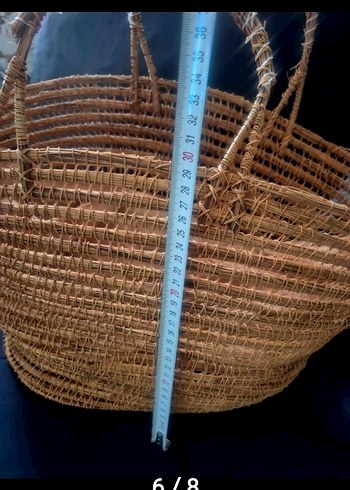 hasır canta buyuk boy - Görsel 5