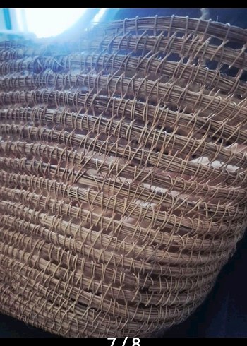 hasır canta buyuk boy - Görsel 6