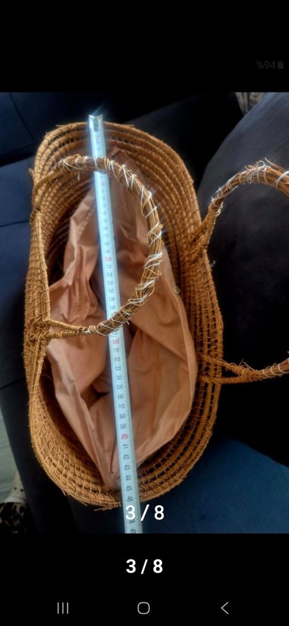 hasır canta buyuk boy - Görsel 2