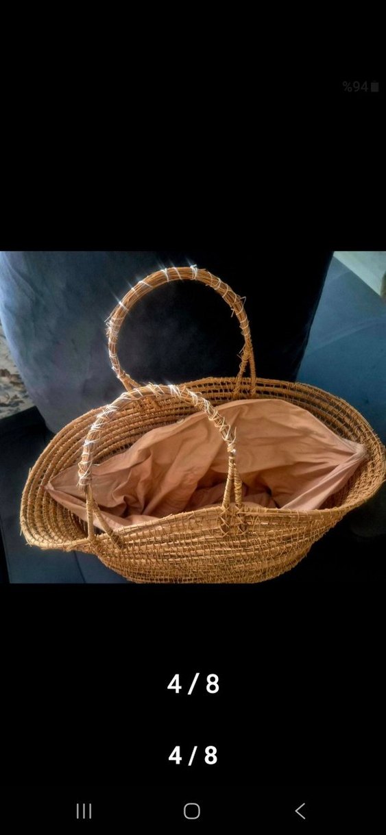 hasır canta buyuk boy - Görsel 3