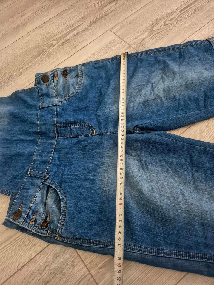 Kızlar için Bohem Tarzı Kot Tulum - Görsel 4