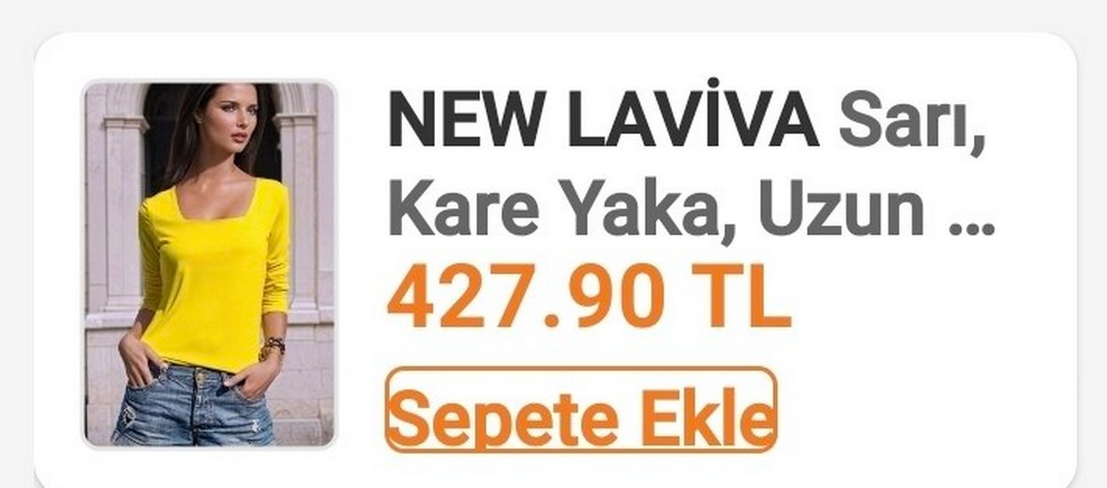 Sarı Uzun Kollu V Yaka Kadın Bluz..tşört l..xl uyumlu - Görsel 3