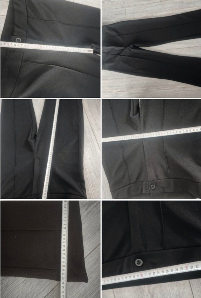 Siyah Kemerli Midi Kadın Kumaş Pantolon - Görsel 4