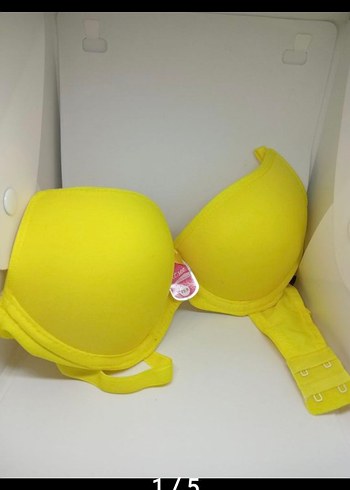 Sarı Minimalist Sütyen - Görsel 5