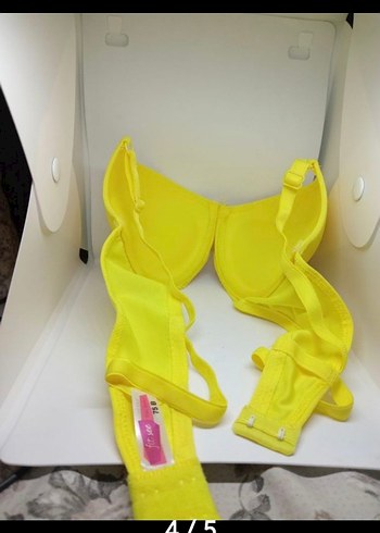 Sarı Minimalist Sütyen - Görsel 3