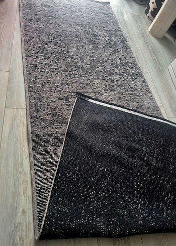 Gri Baskılı Çağdaş Halı - Görsel 5