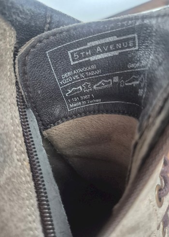 Kahverengi Süet Kadın Botları Blok Topuklu - Görsel 7