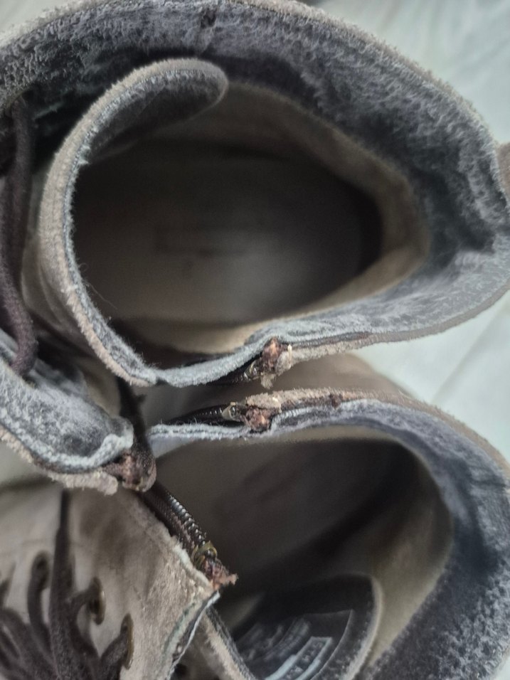 Kahverengi Süet Kadın Botları Blok Topuklu - Görsel 2