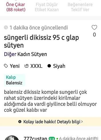 universal Beden siyah Renk 95 beden c glap