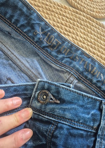 36 Beden Düğmeli Regular Fit Erkek Kot Pantolon loft pant