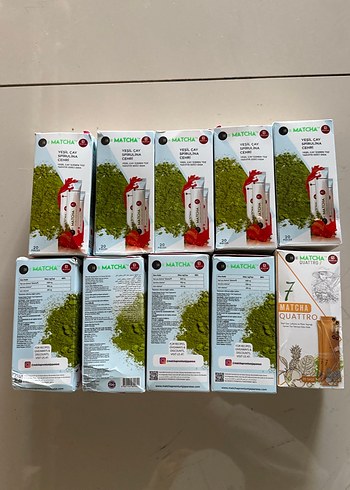 Diğer 10 paket Matcha Yeşil Çay Tozu 20'li Paket