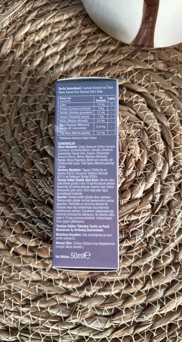 Serfa Somnibom Bitkisel Ekstreler Oral Damla - Görsel 3