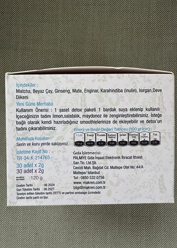 Makren 30 Gün Detox Collagen+ Bitki Karışımı - Görsel 4