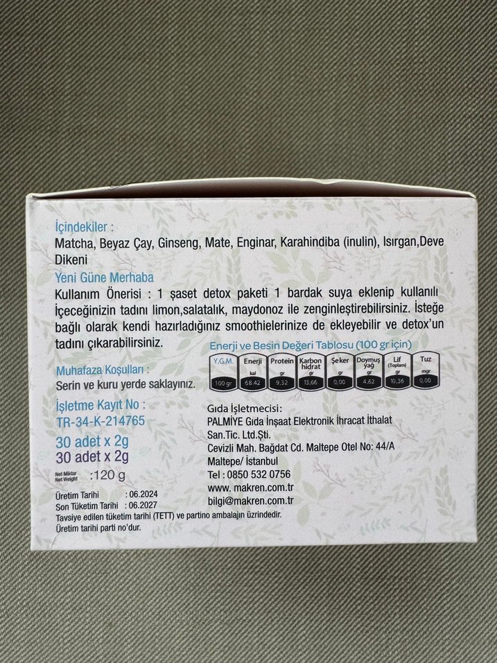Makren 30 Gün Detox Collagen+ Bitki Karışımı - Görsel 4