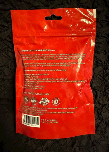 Gronn Vegan Detox Bitki Çayı 20'li - Görsel 3
