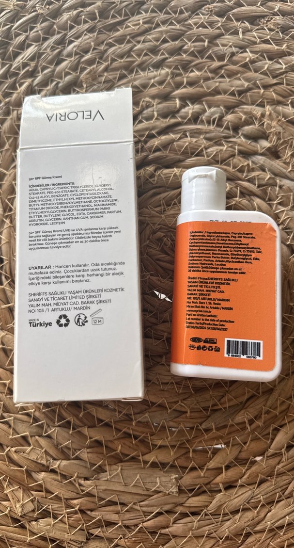 Veloria SPF 50+ Güneş Kremi Yüz ve Vücut 50ml - Görsel 2