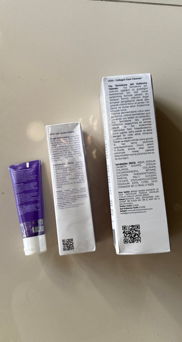 Kolajen Onarıcı ve Anti-Aging Yüz Temizleme Jeli, toner, krem - Görsel 2