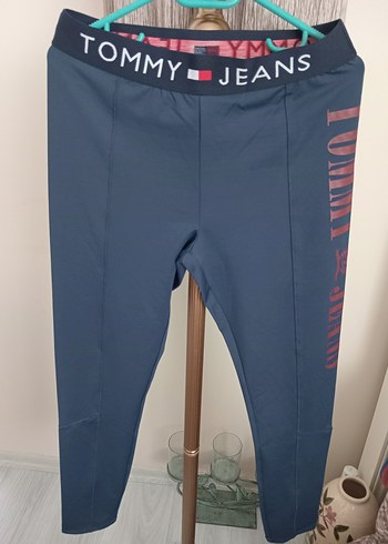 Tommy Jeans Mavi Kadın Spor Tayt