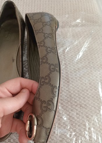 40 Beden Orjinal Gucci Deri Ayakkabı