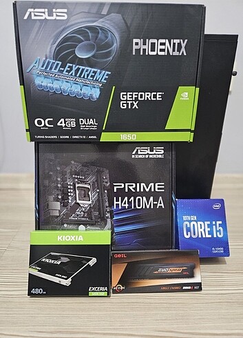 Asus Asus Oyun Bilgisayarı ( 21 inç 75 hz Monitör Dahil )
