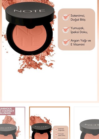 Note Note Cosmetics Toz Allık 04 Soft Peach