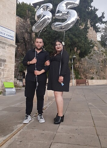 xl Beden siyah Renk Elbise