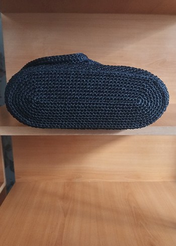 Siyah Örgü Kadın Çanta - Görsel 5