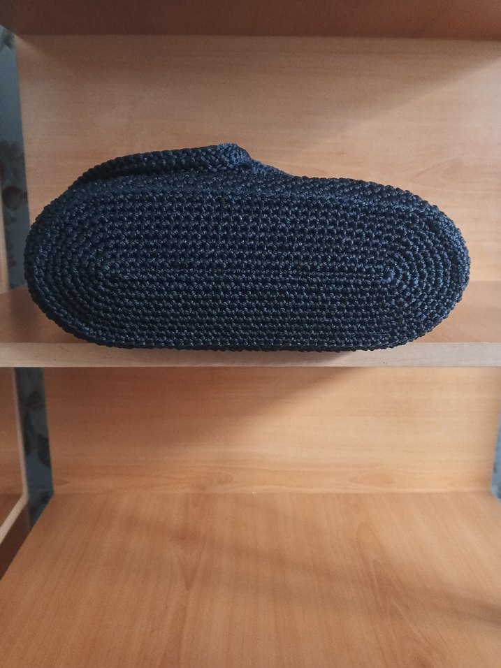 Siyah Örgü Kadın Çanta - Görsel 5