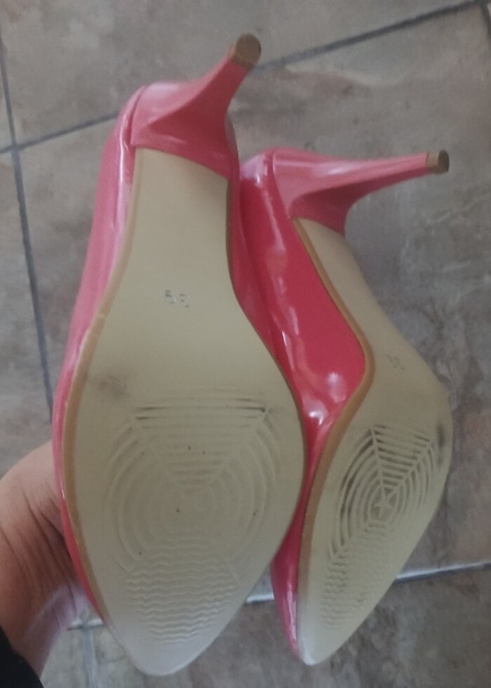 Somon pembesi stiletto - Görsel 5