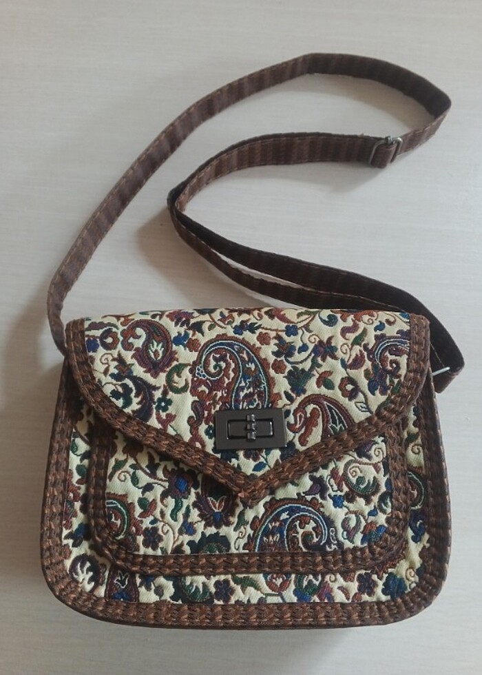 Etnik desenli terma çanta  - Görsel 2