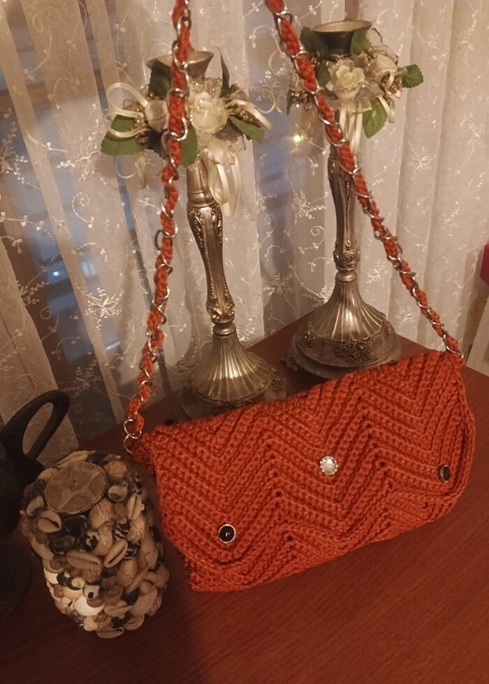 El örgüsü çanta  - Görsel 3