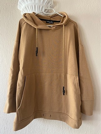 Kahve krem renk sweatshirt