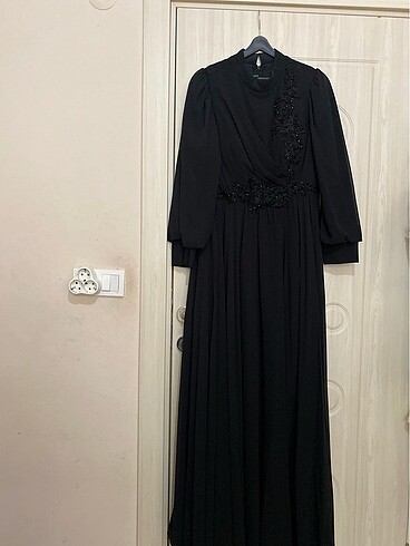 Siyah tesettür abiye - Görsel 2