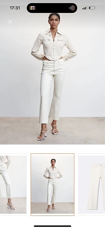 Mango flare jean