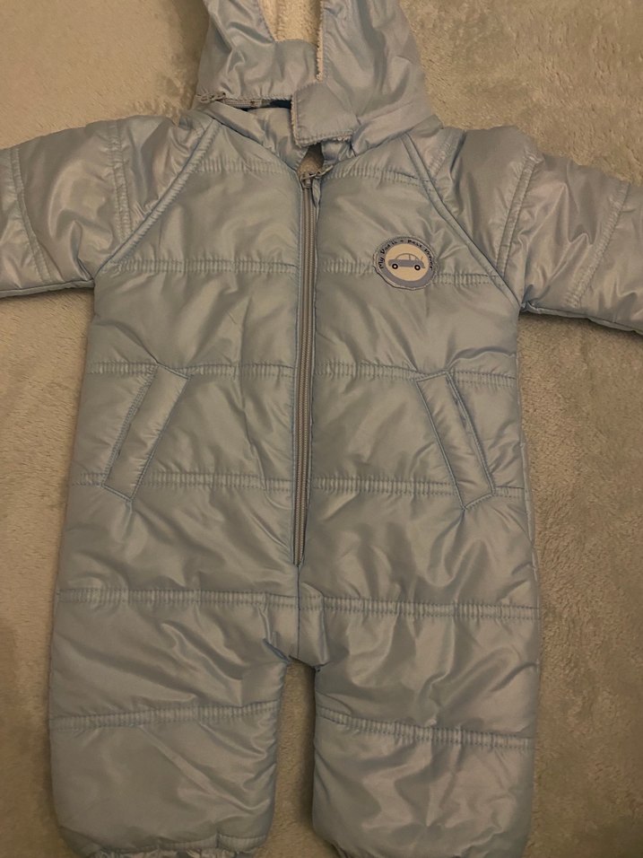 Gri Fermuarlı Bebek Erkek Tulum Yenidir - Görsel 2