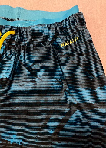 Erkek Mavi Renkli Bağcıklı Şort - Görsel 6