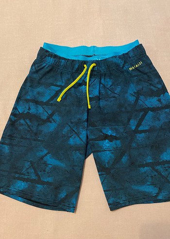 Erkek Mavi Renkli Bağcıklı Şort - Görsel 2