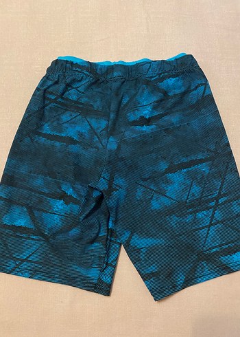 Erkek Mavi Renkli Bağcıklı Şort - Görsel 4