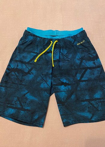 Erkek Mavi Renkli Bağcıklı Şort - Görsel 7