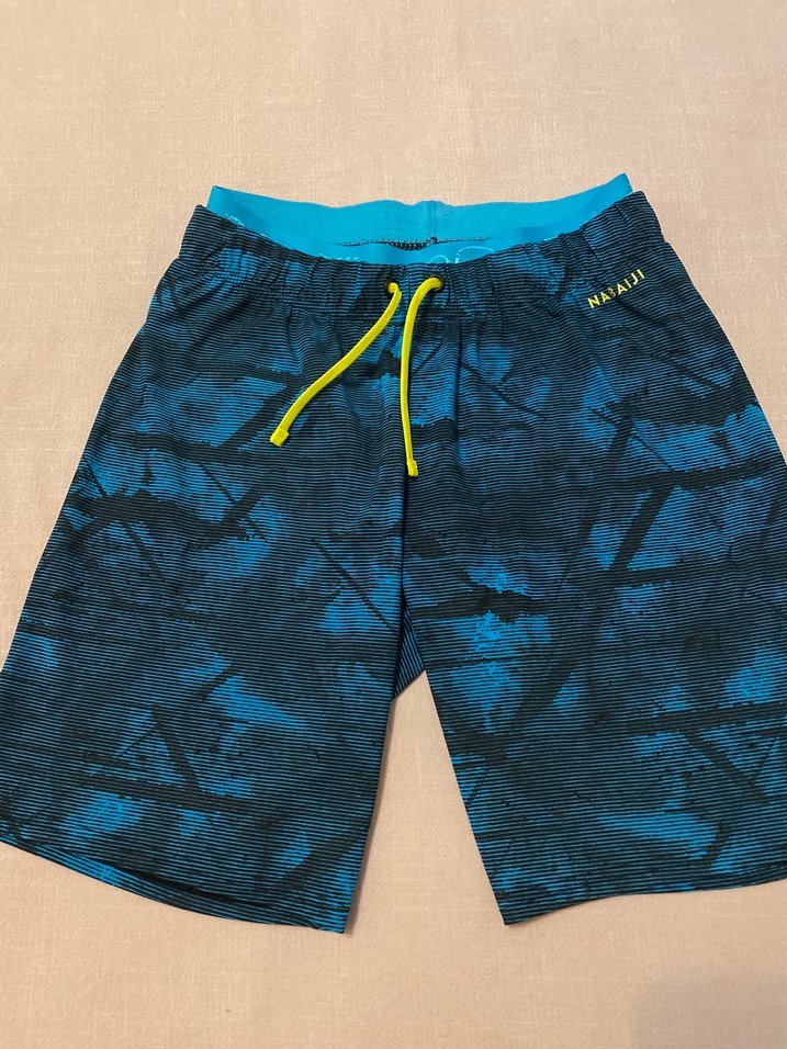 Erkek Mavi Renkli Bağcıklı Şort - Görsel 2