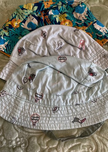 Çocuklar için Nakışlı ve Desenli Şapkalar 4 Adet Şapka - Görsel 2