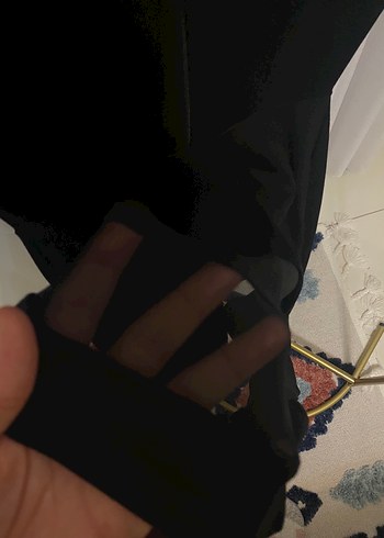 Siyah Kısa Kollu Elbise - Görsel 10